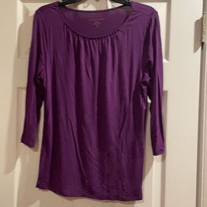 Purple Coldwater creek shirt medium